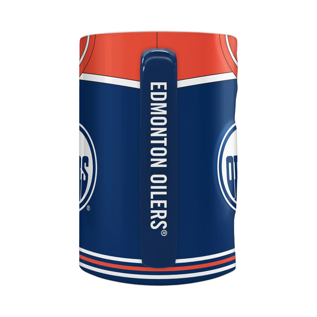 The Sports Vault NHL Edmonton Oilers Sculpted Jersey Mug 20oz - Image 2