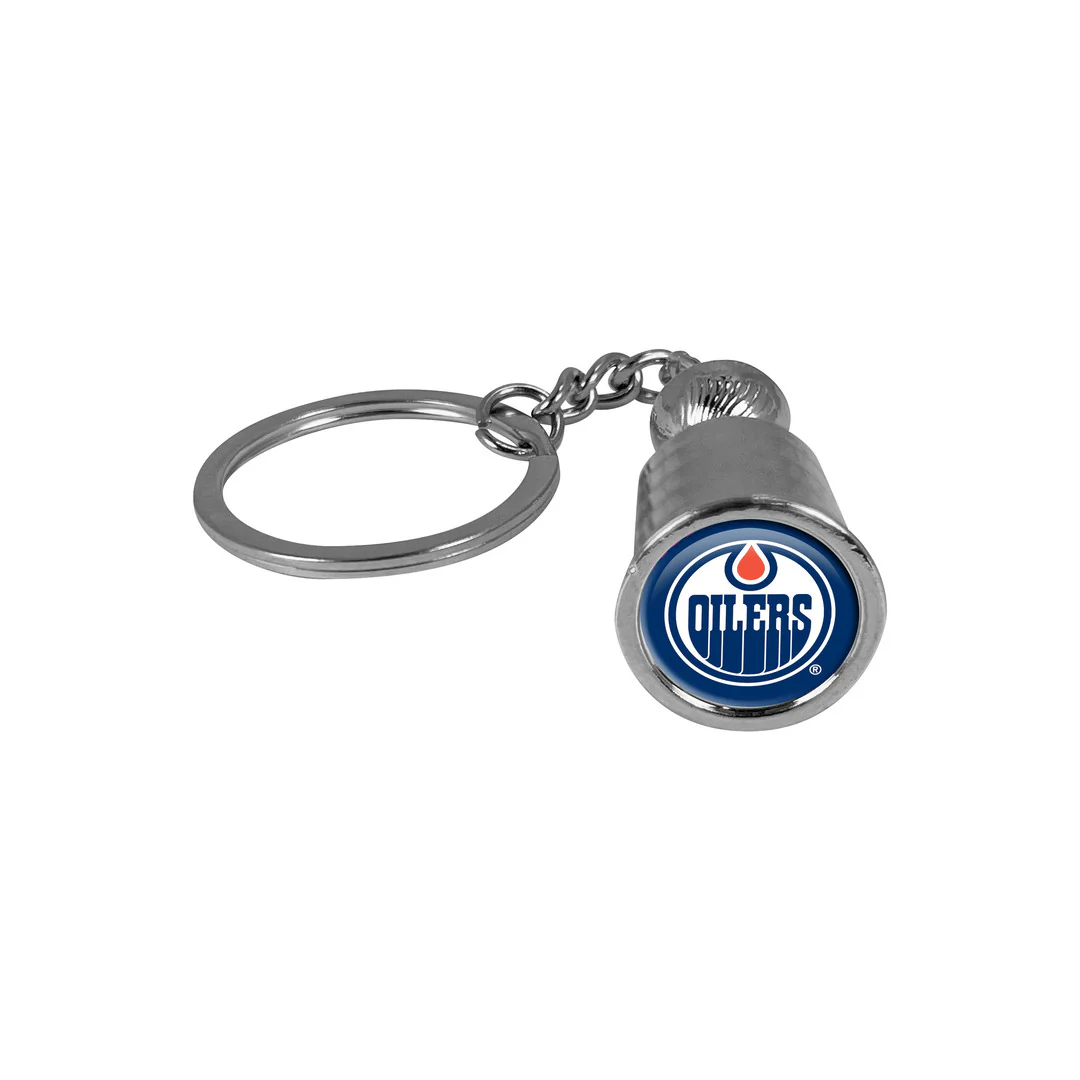 The Sports Vault NHL Edmonton Oilers Stanley Cup Keychain - Image 3