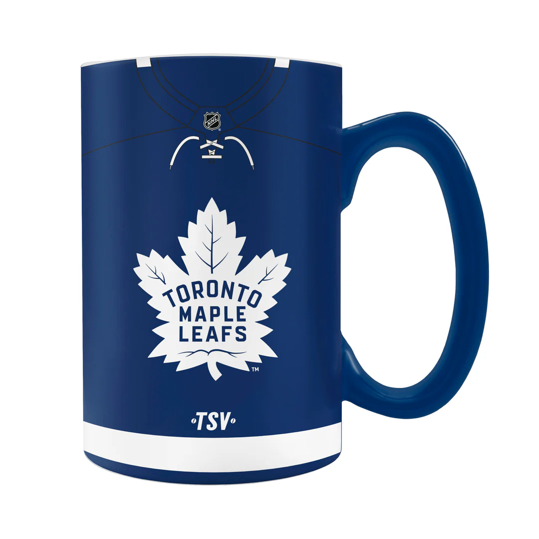 The Sports Vault NHL Toronto Maple Leafs Sculpted Jersey Mug 20oz - Image 3