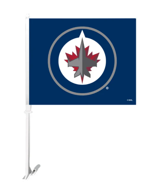 The Sports Vault NHL Winnipeg Jets 2-Sided Car Flag