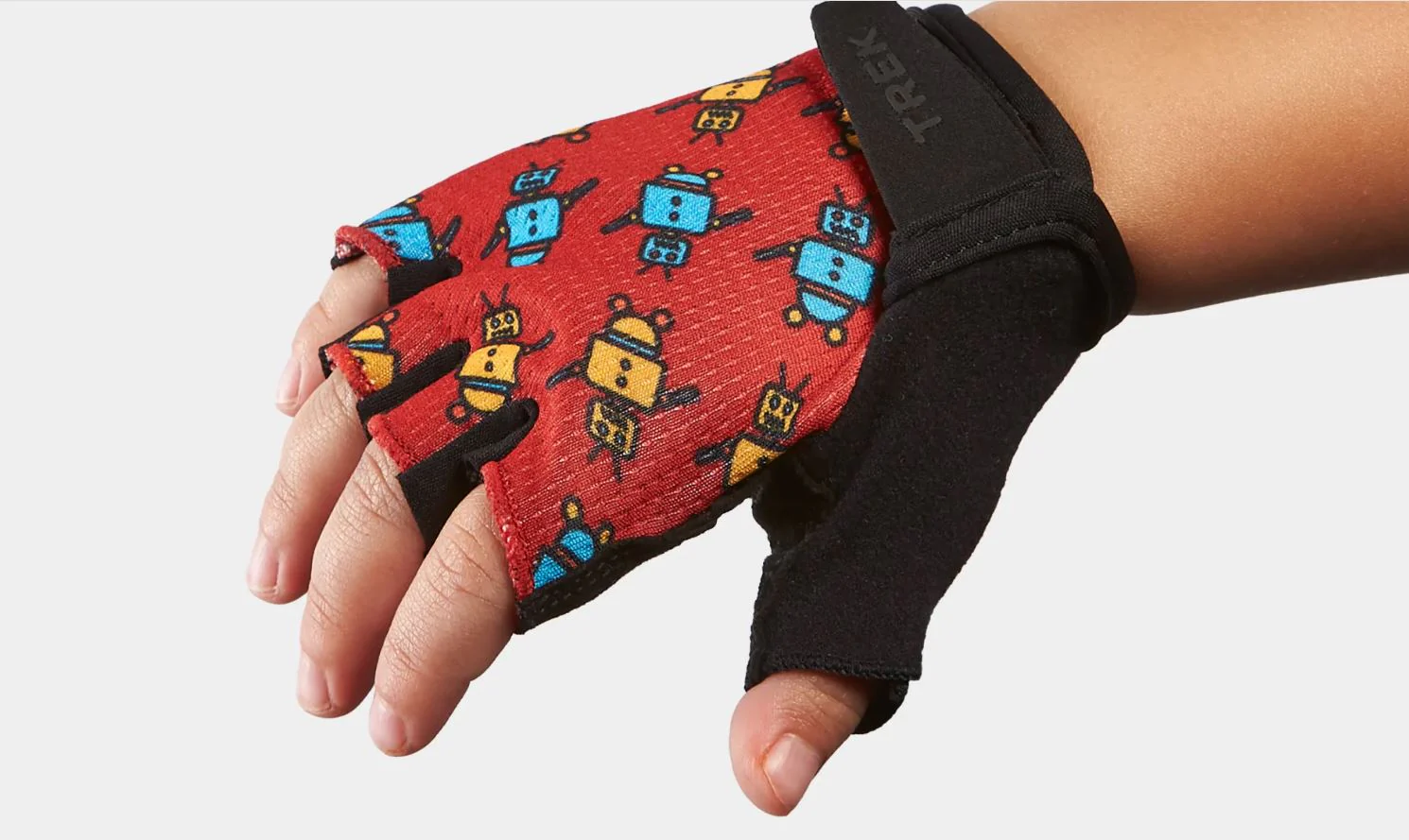 Trek Kids' Unisex Half Finger Bike Glove - Image 3