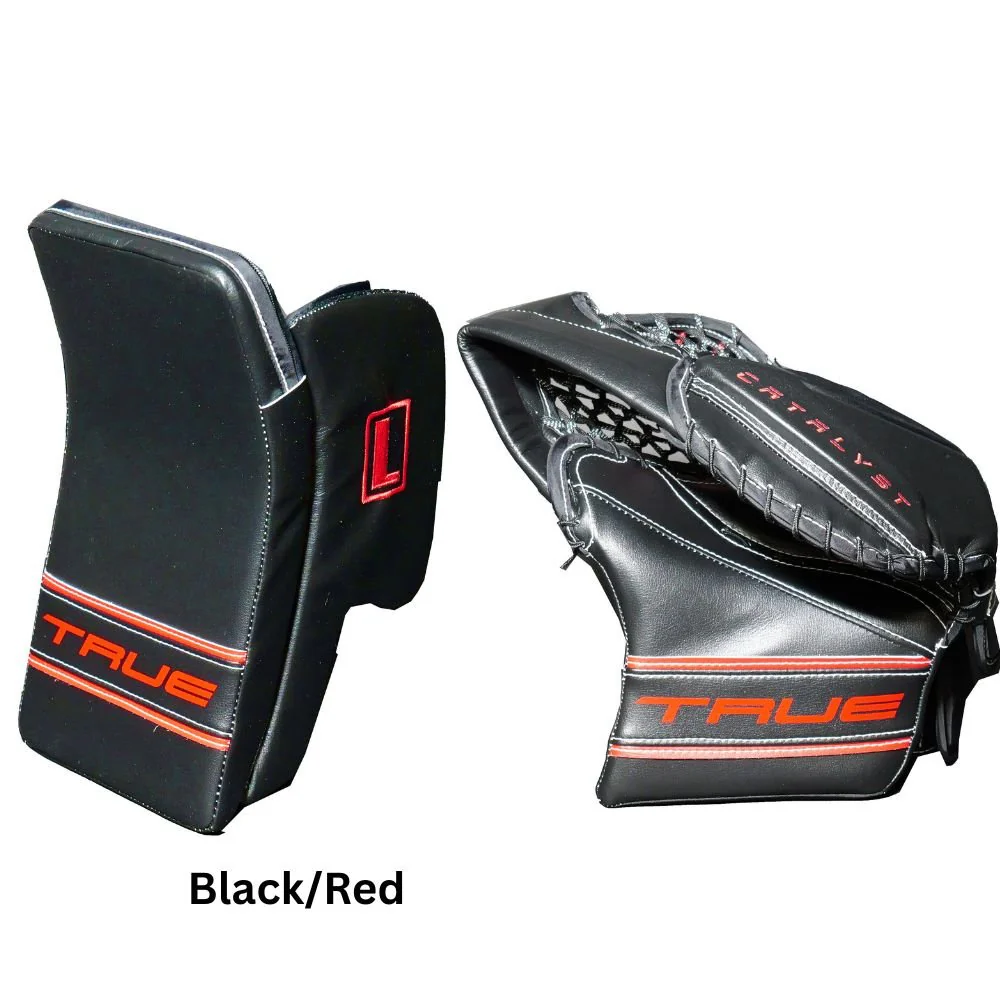 True Senior Catalyst Nitro Pro L87 Hockey Goalie Trapper+Blocker