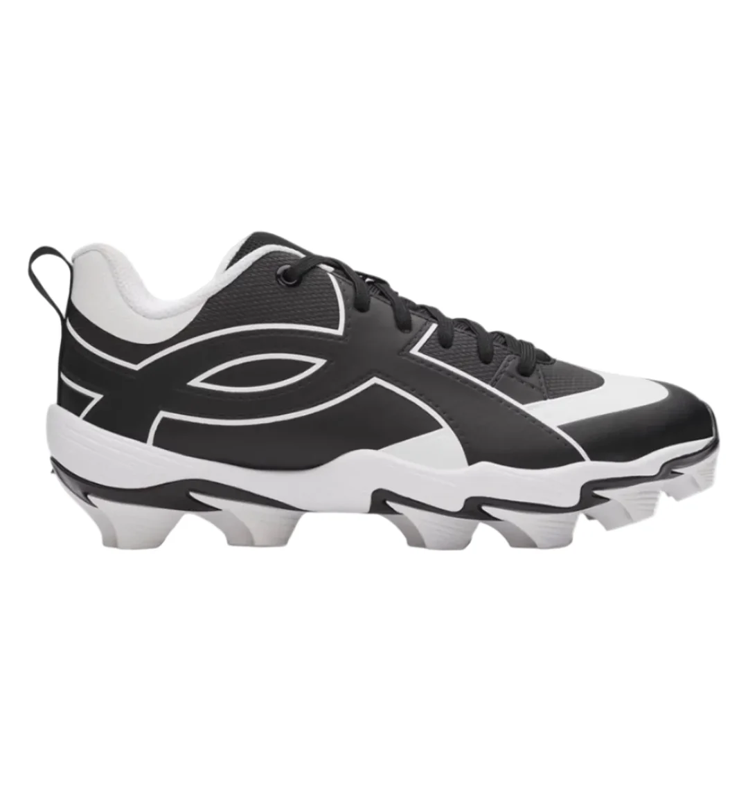 Under Armour Junior Leadoff Icon Low RM Rubber Baseball Cleats