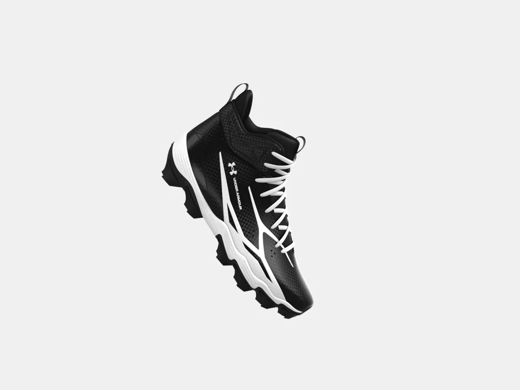 Under Armour Junior Spotlight Hammer Wide Football Cleats - Image 2