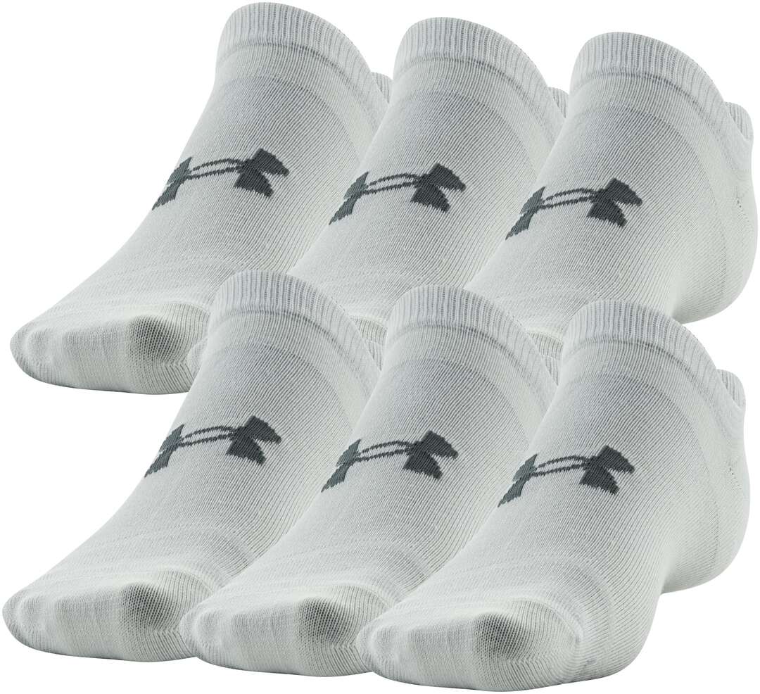 Under Armour Men's Essential Lite No Show Sock 6-Pack - Image 3