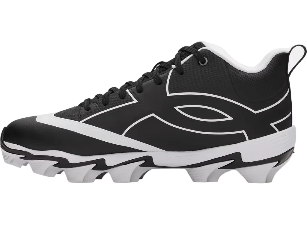 Under Armour Men's Leadoff Icon Mid Rubber Baseball Cleats - Image 2