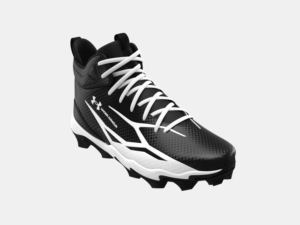 Under Armour Senior Spotlight Hammer Wide Football Cleats - Image 5