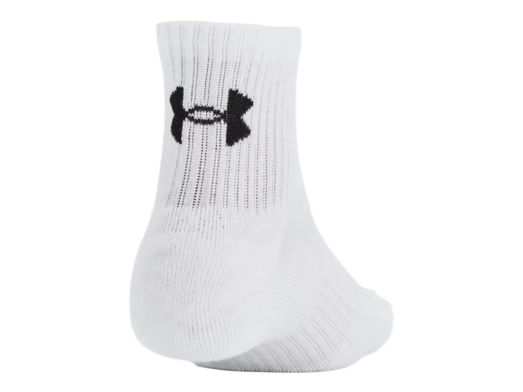 Under Armour Senior Training Cotton Quarter Socks 3-Pack - Image 2
