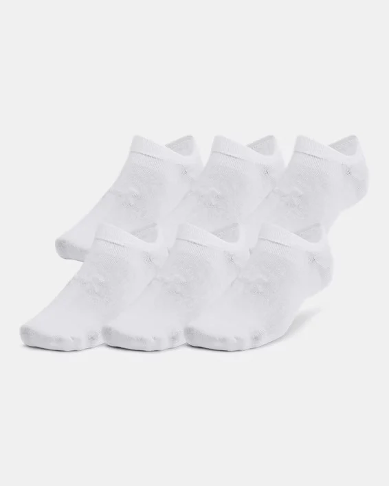 Under Armour Senior Essential No Show Sock 6-Pack - Image 3