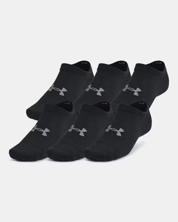 Under Armour Senior Essential No Show Sock 6-Pack - Image 4