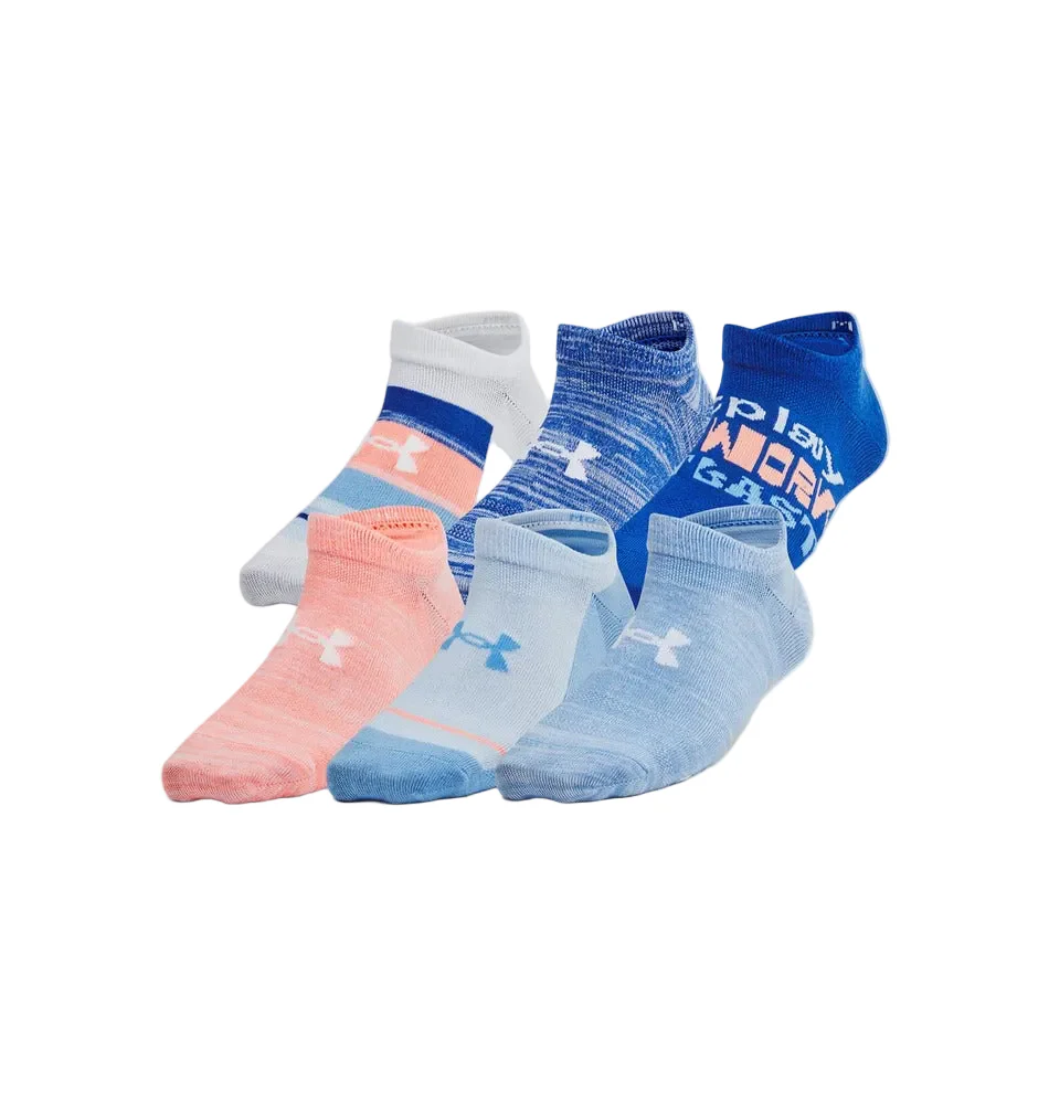Under Armour Youth Essential No Show Sock 6-Pack