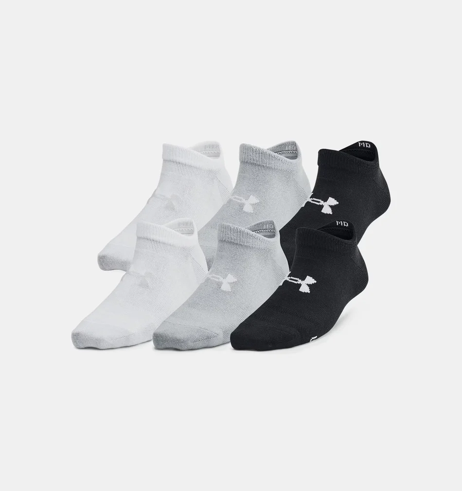 Under Armour Youth Essential No Show Sock 6-Pack - Image 2