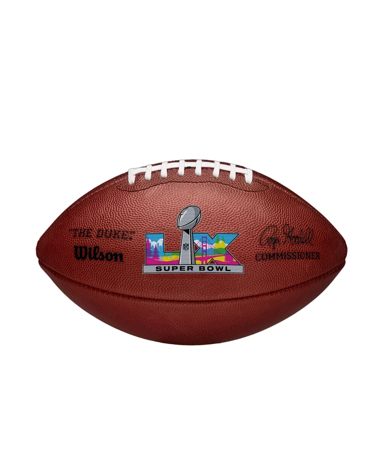 Wilson Superbowl LX Official Leather Authentic  ame Football