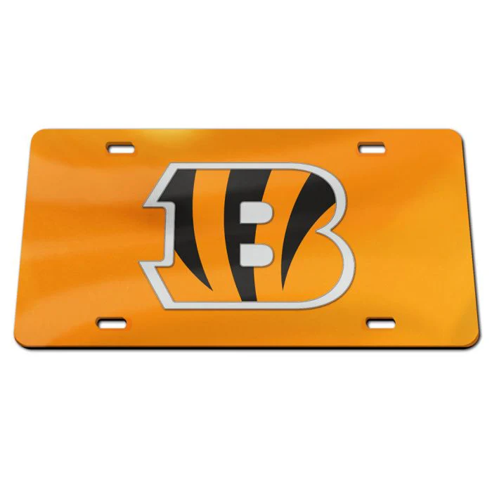 Wincraft NFL Cincinnati Bengals Acrylic License Plate