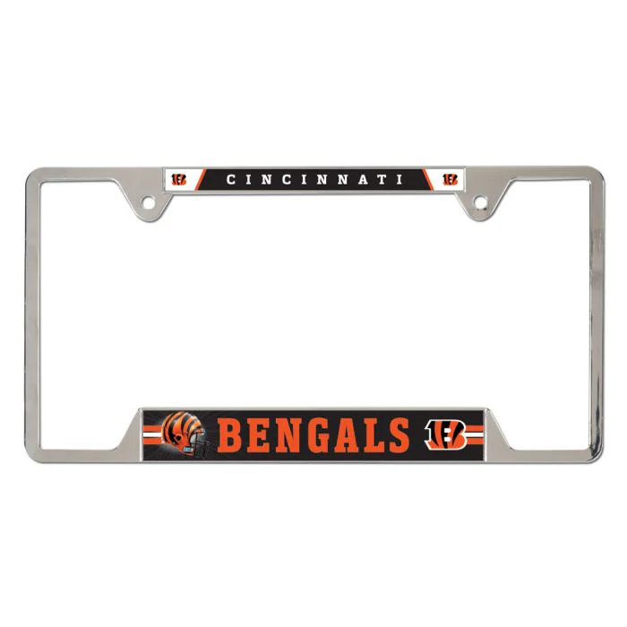 Wincraft NFL Cincinnati Bengals Metal License Plate Frame