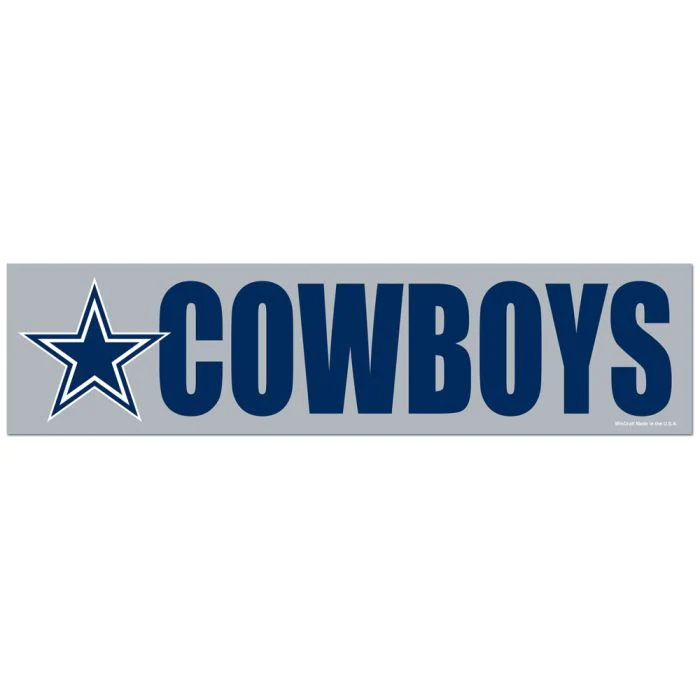Wincraft NFL Dallas Cowboys 3"x12" Bumper Strip
