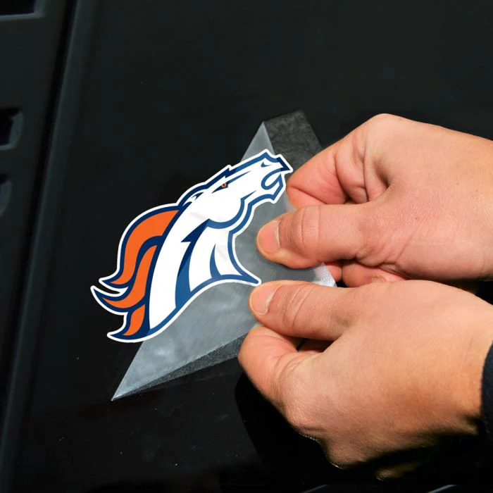 Wincraft NFL Denver Broncos 4"x4" Perfect Cut Decal - Image 2