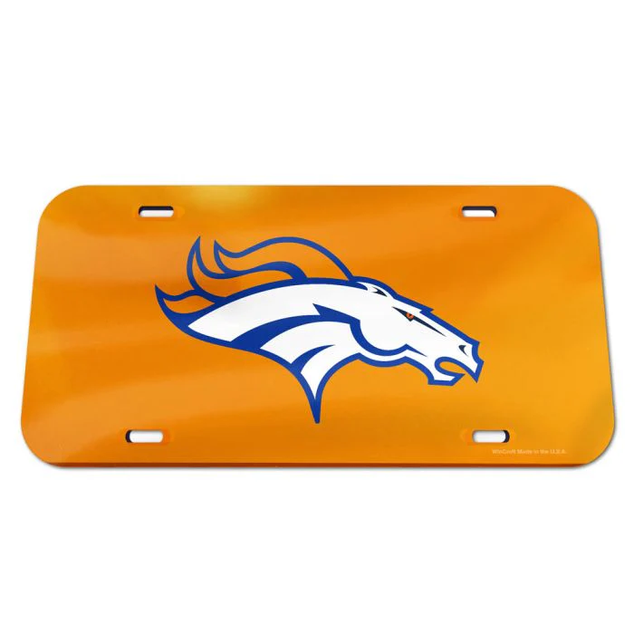Wincraft NFL Denver Broncos Acrylic License Plate