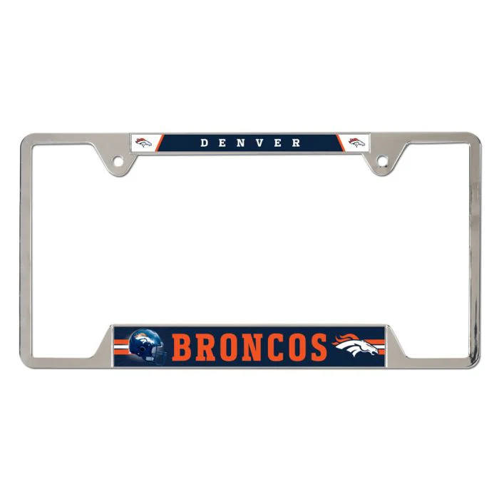 Wincraft NFL Denver Broncos Metal License Plate Frame