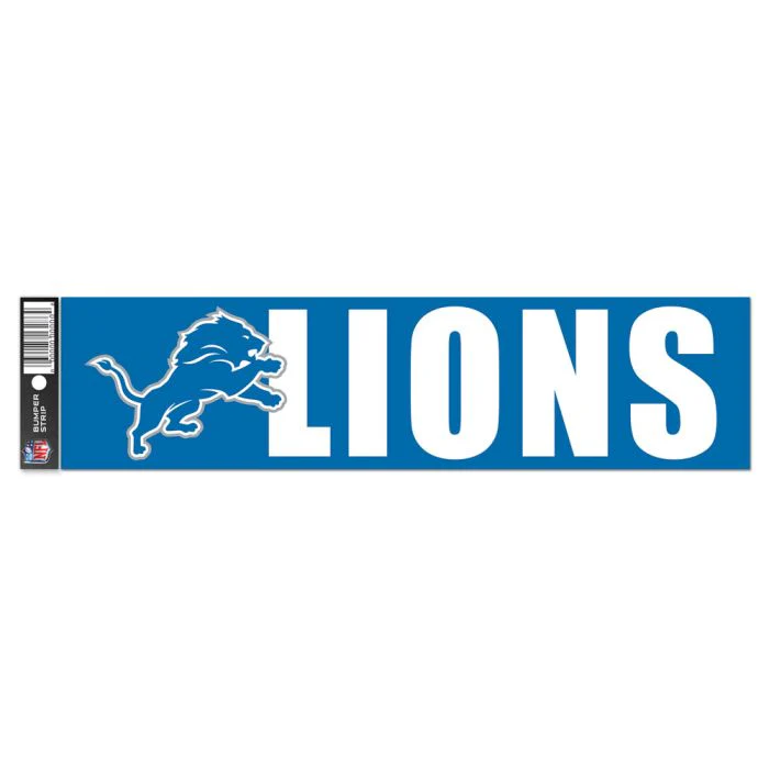Wincraft NFL Detroit Lions 3"x12" Bumper Strip