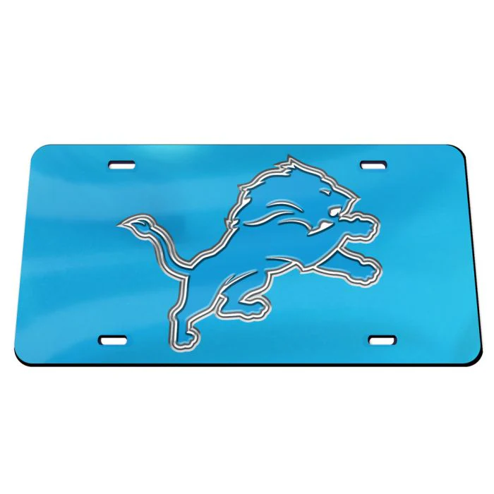 Wincraft NFL Detroit Lions Acrylic License Plate