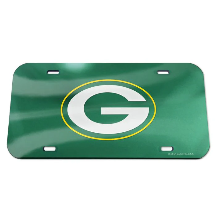 Wincraft NFL Green Bay Packers Acrylic License Plate