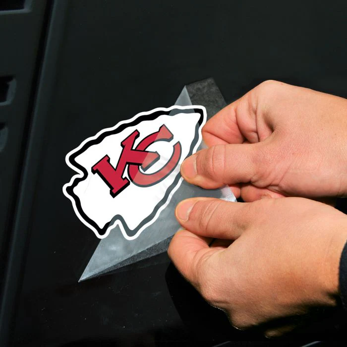 Wincraft NFL Kansas City Chiefs 4"x4" Perfect Cut Decal - Image 2