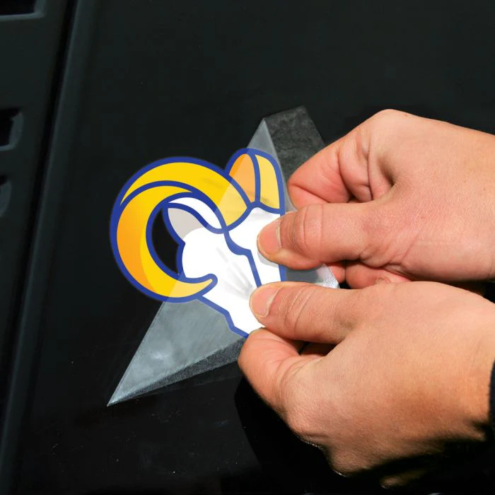 Wincraft NFL Los Angeles Rams 4"x4" Perfect Cut Decal - Image 2