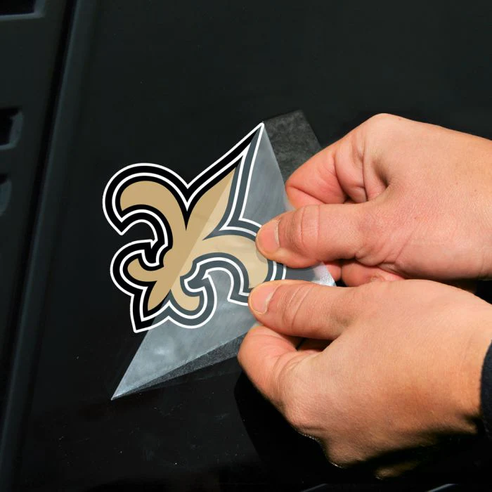 Wincraft NFL New Orleans Saints 4"x4" Perfect Cut Decal - Image 2