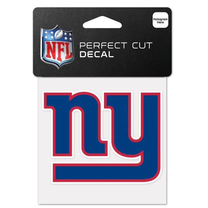 Wincraft NFL New York Giants 4"x4" Perfect Cut Decal
