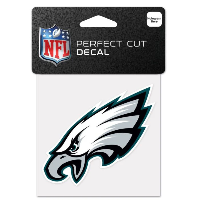 Wincraft NFL Philadelphia Eagles 4"x4" Perfect Cut Decal
