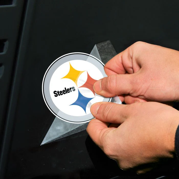 Wincraft NFL Pittsburgh Steelers 4"x4" Perfect Cut Decal - Image 2