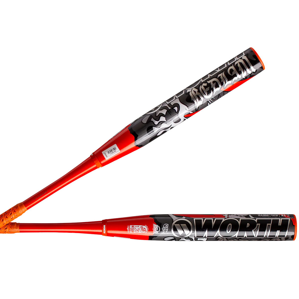 Worth Bedlam Phil Matte Signature 2-Piece XL Load Slo-Pitch Bat - Image 2