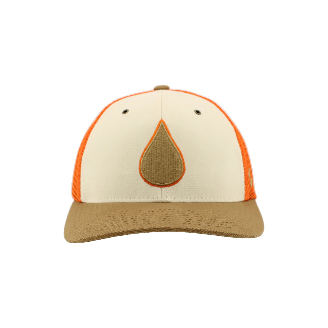 Zephyr Men's NHL Oil Drop Rabid Fan Adapt Hat Ivory/Copper/Orange - Image 2